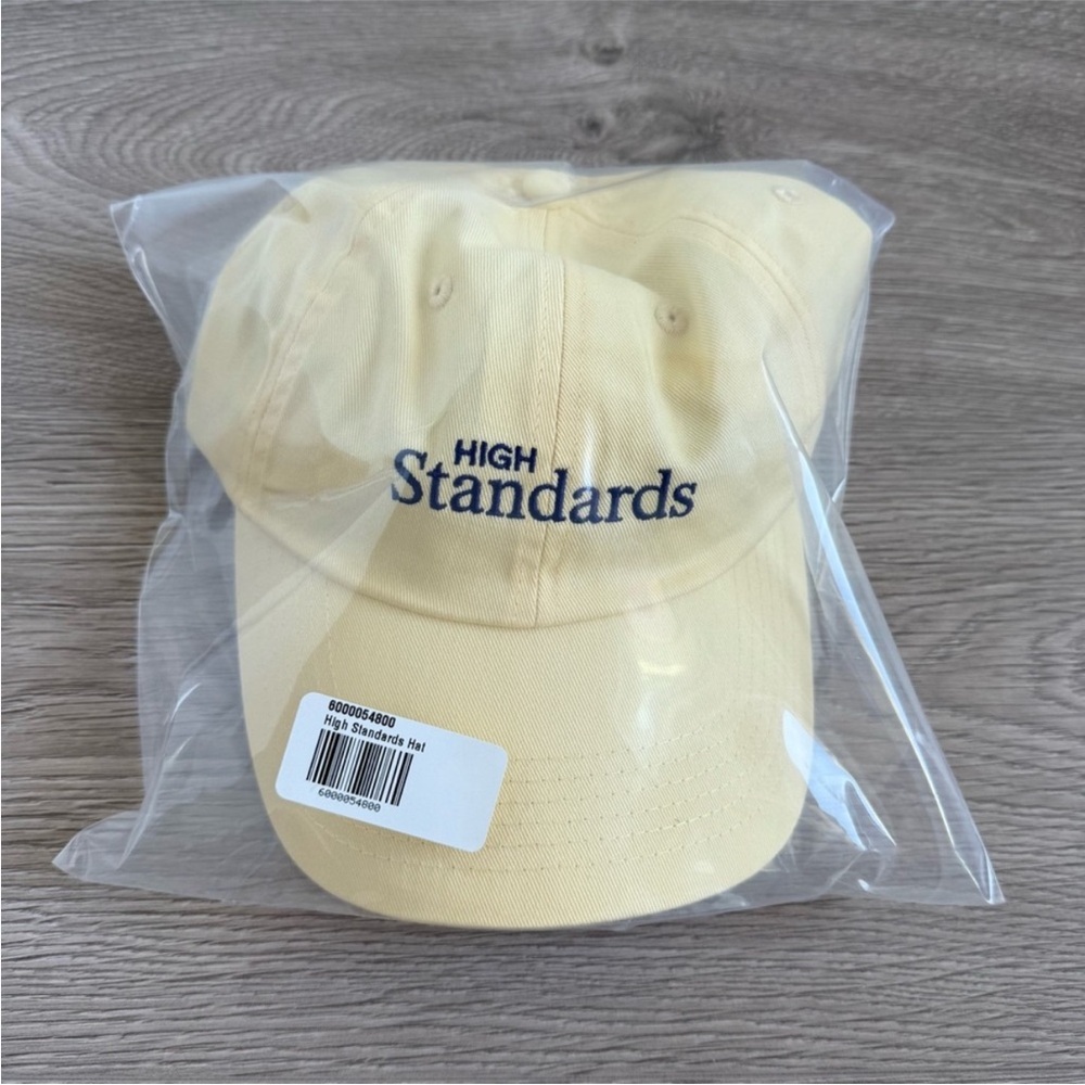 Unisex High Standards Butter Yellow Embroidered Spring Baseball Golf Girls Hat